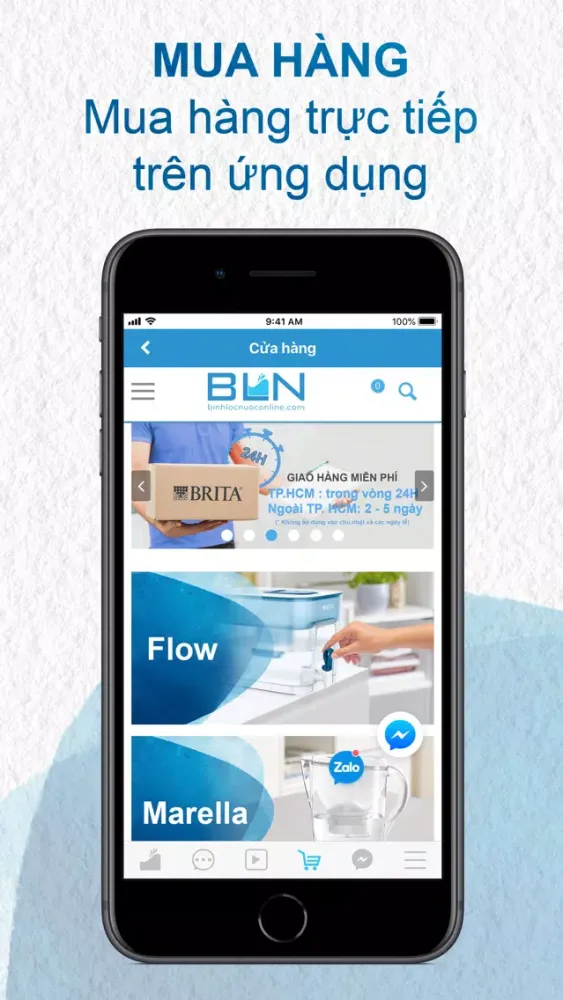 تصاویر Bình Lọc Nước Brita VietNam