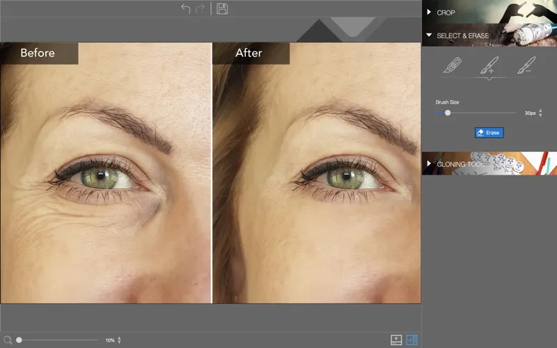 Скриншоты inPixio Photo Eraser