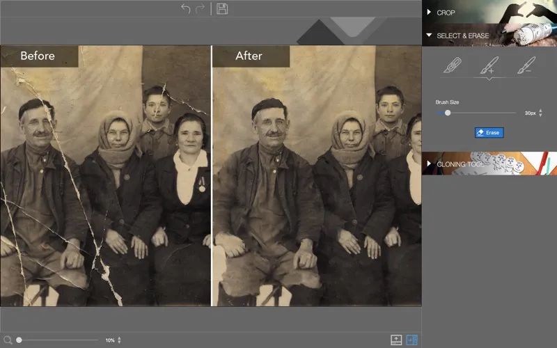 Скриншоты inPixio Photo Eraser