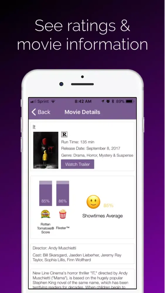 Screenshot di Showtimes - Movie Tickets