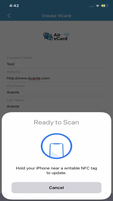 تصاویر Air vCard