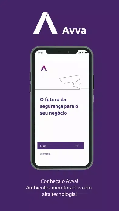 Capturas de tela do AvVA Mobile