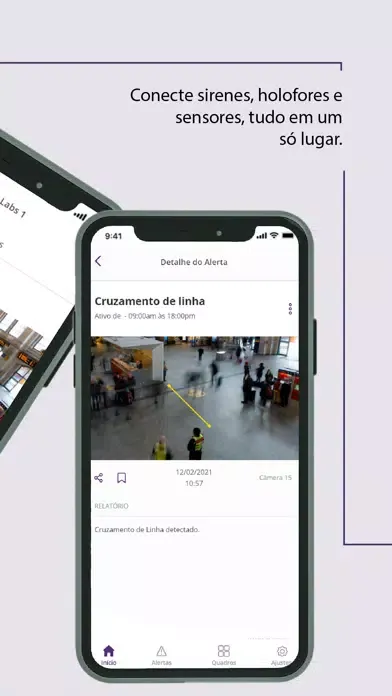 Capturas de tela do AvVA Mobile