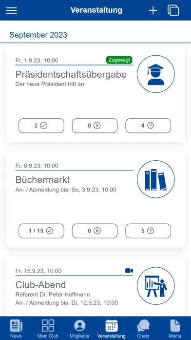 Tangkapan layar RC-App