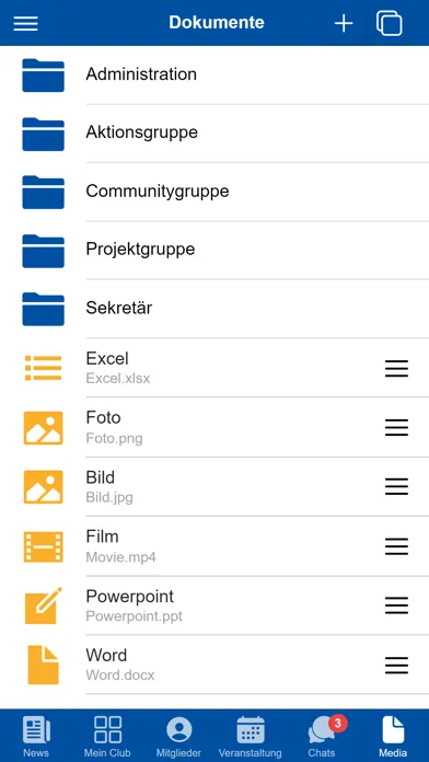 Tangkapan layar RC-App