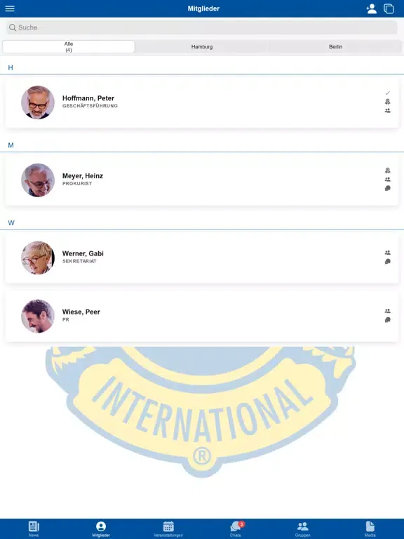 Capturas de pantalla de Lions-App iPad 