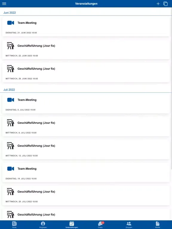 Capturas de pantalla de Lions-App iPad 