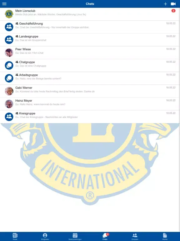 Capturas de pantalla de Lions-App iPad 