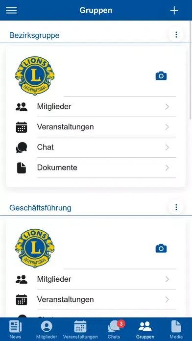 Capturas de pantalla de Lions-App
