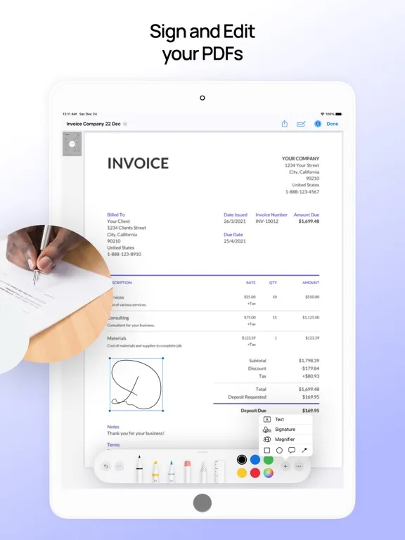 Ultimate Scanner - OCR PDFs iPad  سکرین شاٹس