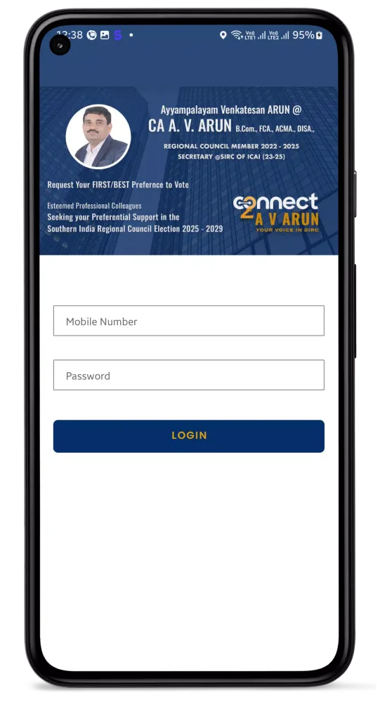 Ảnh chụp màn hình của Connect 2 Arun