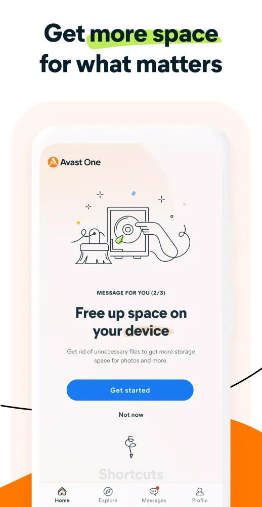 Capturas de tela do Avast One