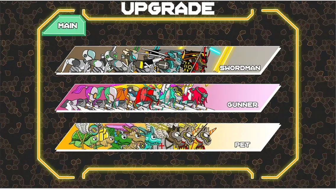 Captures d'écran de Cyborg Rush