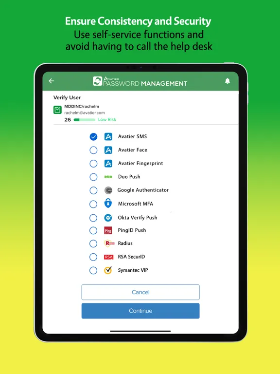 Avatier Mobile iPad  स्क्रीनशॉट