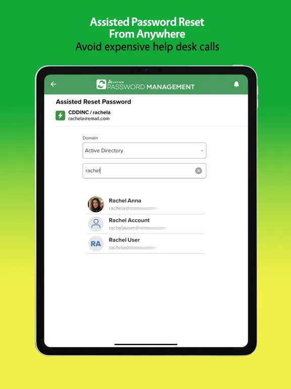 Avatier Mobile iPad  स्क्रीनशॉट