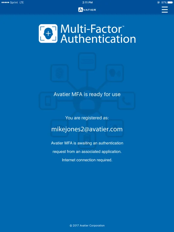 Avatier MFA iPad  Ekran Görüntüleri