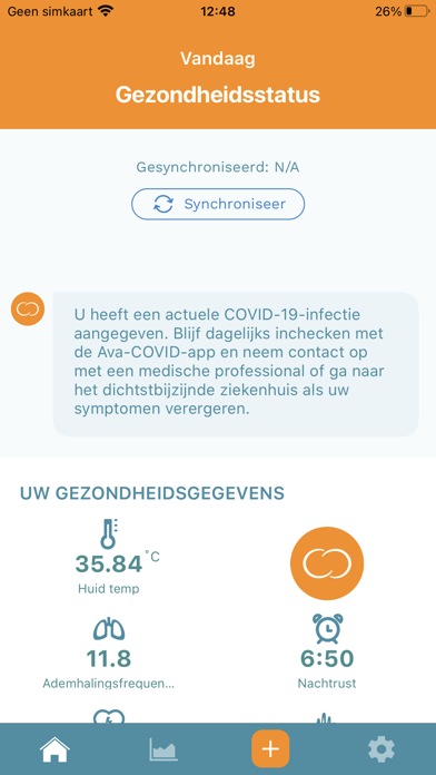 Zrzuty ekranu Ava COVID-RED