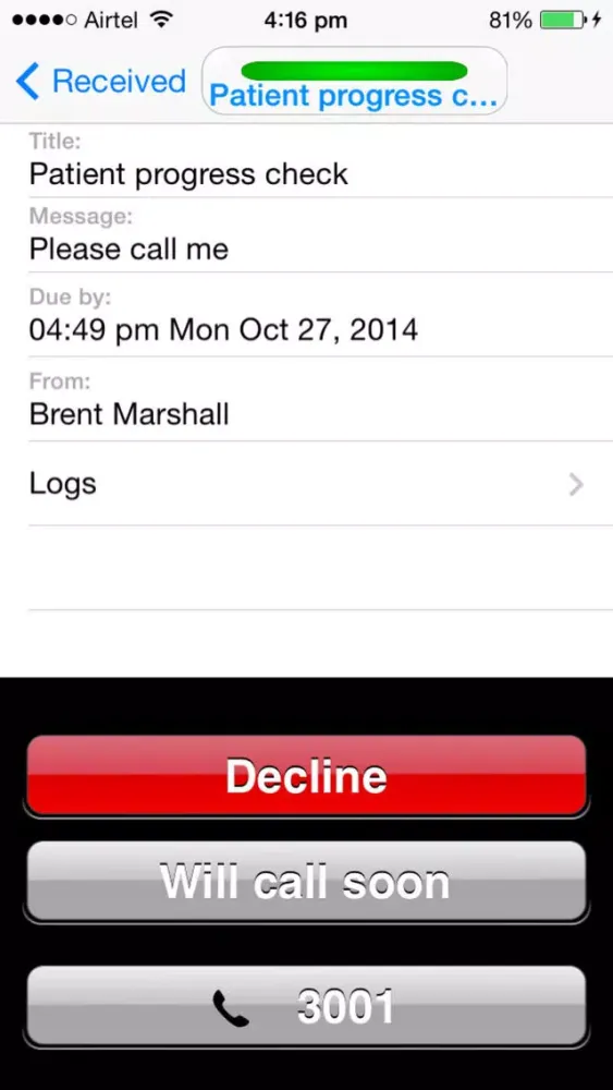 Avaya Mobile Activity Assistant - MAA应用截图