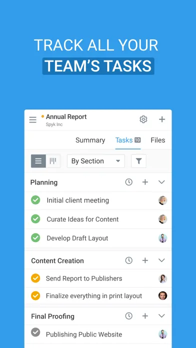 Avaza - Unified Team Work Screenshots