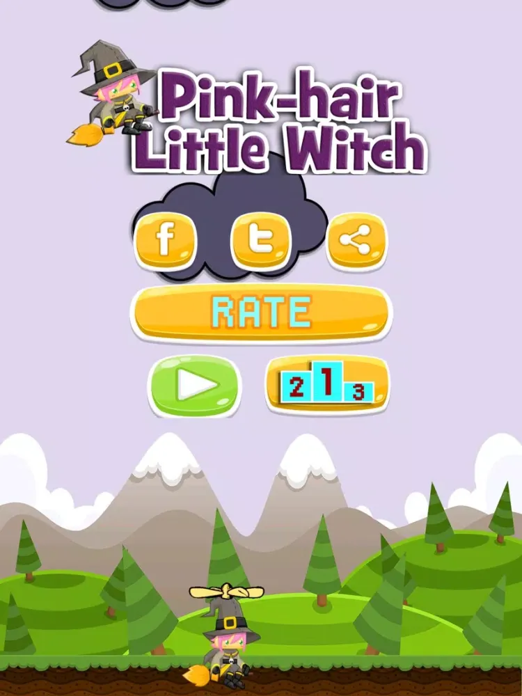 Capturas de tela do Pink-Hair Little Witch iPad 