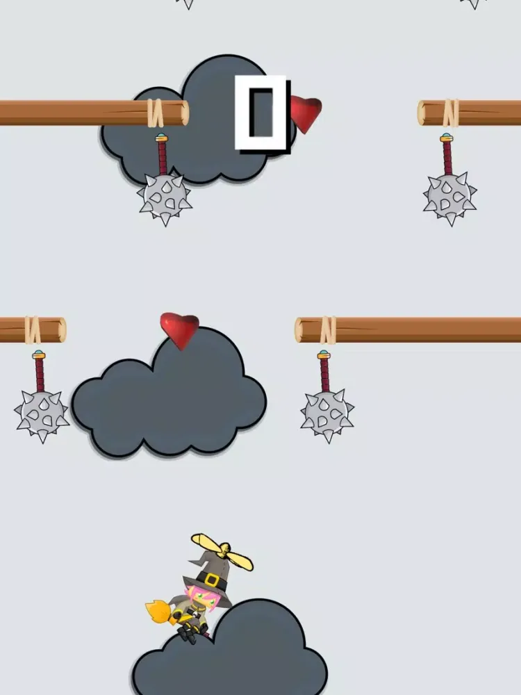 Capturas de tela do Pink-Hair Little Witch iPad 