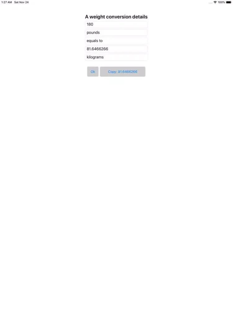 Aqua-Calc Convert iPad  سکرین شاٹس