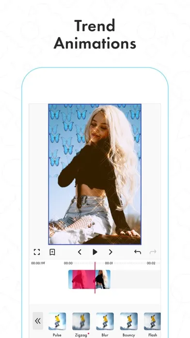 Tangkapan layar Funimate Video & Motion Editor
