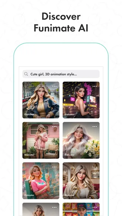 Tangkapan layar Funimate Video & Motion Editor