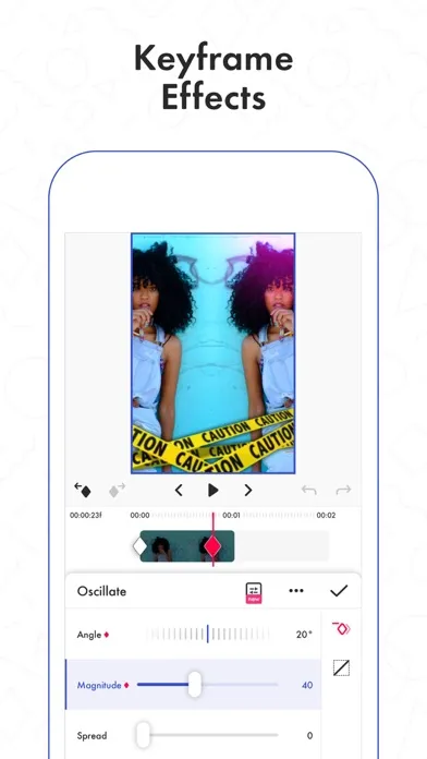 Tangkapan layar Funimate Video & Motion Editor