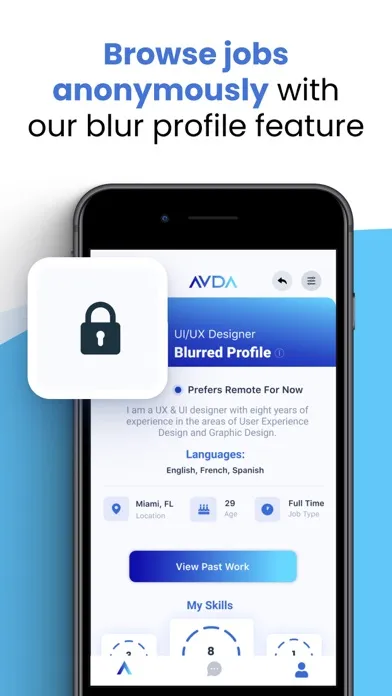 Capturas de pantalla de Avda USA Jobs Hire & Recruit