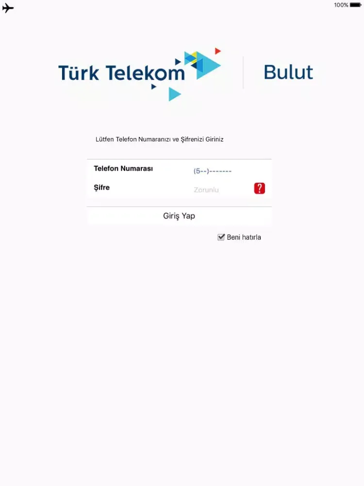Türk Telekom Bulut iPad  Screenshots