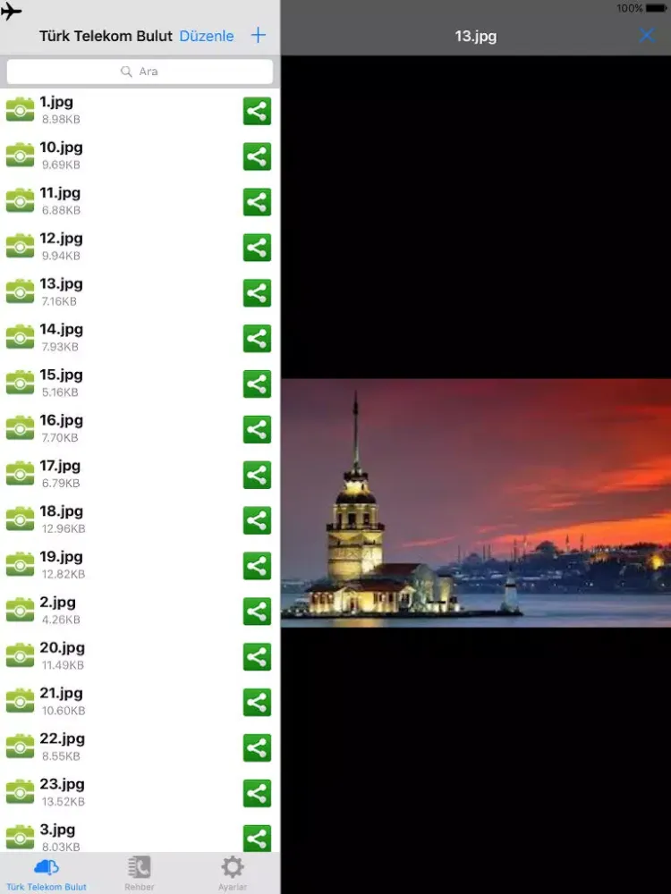 Türk Telekom Bulut iPad  Screenshots