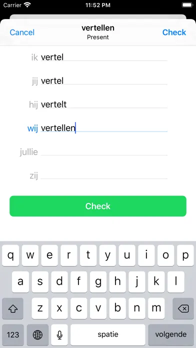 Dutch Werkwoorden Ekran Görüntüleri