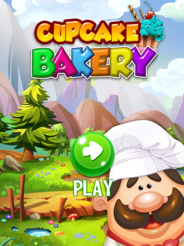 Tangkapan skrin Cupcake Bakery Match 3 iPad 