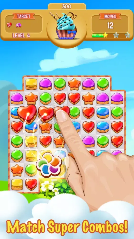 Tangkapan skrin Cupcake Bakery Match 3