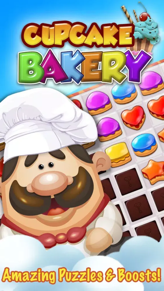 Tangkapan skrin Cupcake Bakery Match 3
