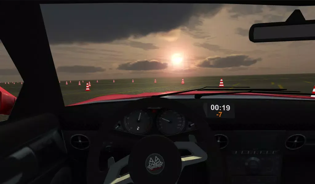 Capturas de tela do Slalom Racing Simulator