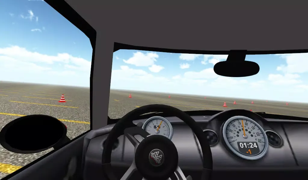 Capturas de tela do Slalom Racing Simulator