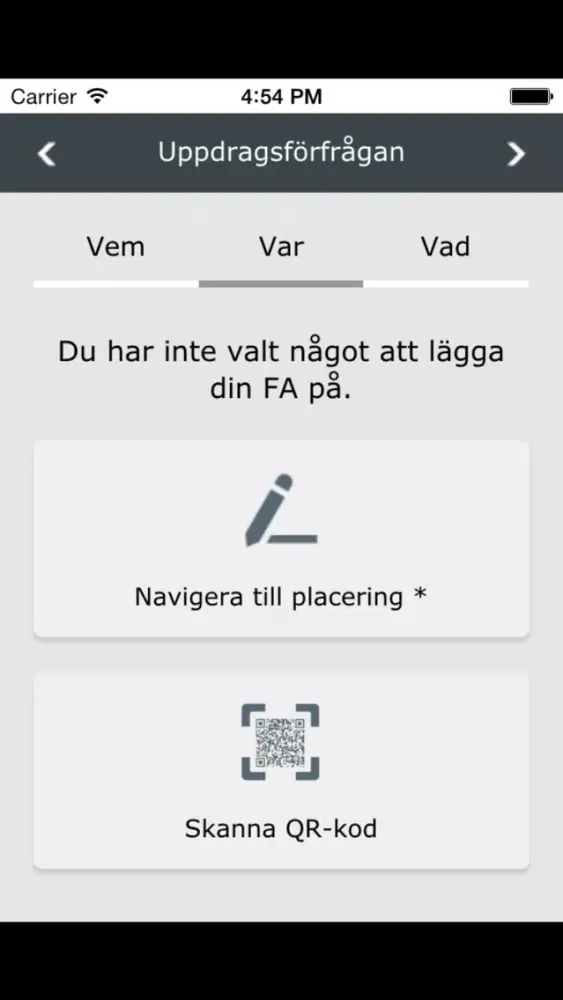 V3i Service Request Screenshots