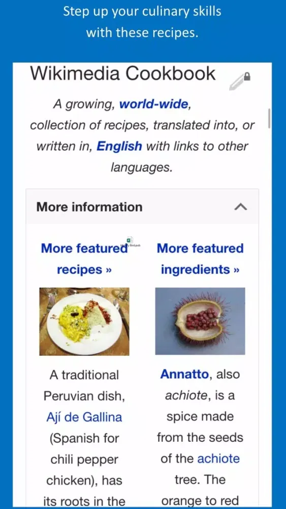 WikiSurfer for Wikibooks স্ক্রিনশট