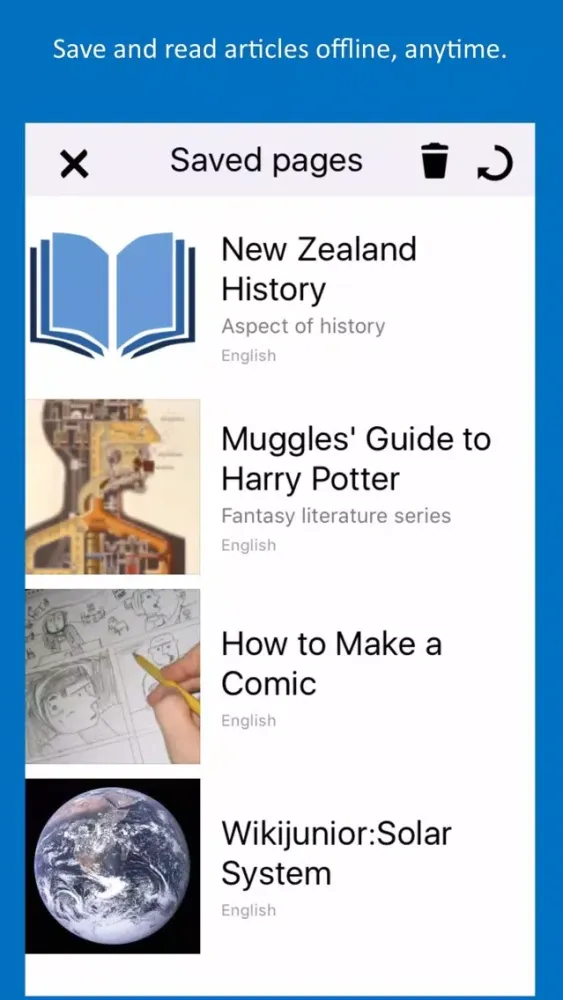WikiSurfer for Wikibooks স্ক্রিনশট