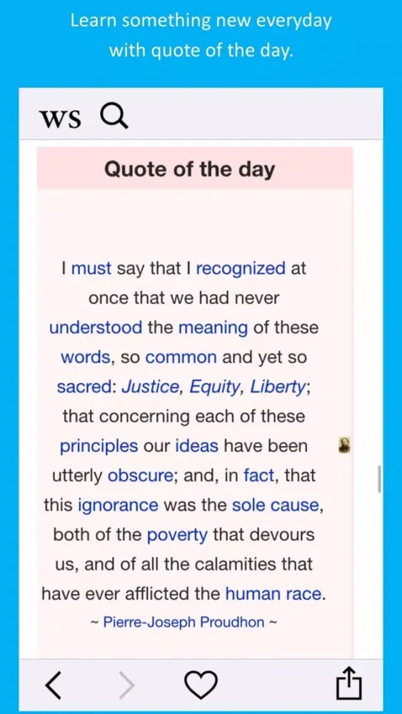WikiSurfer for Wikiquote Screenshots