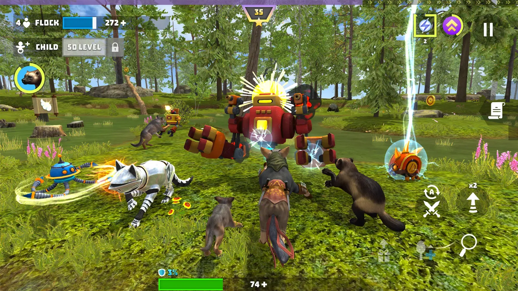 Captures d'écran de Wolf Hero