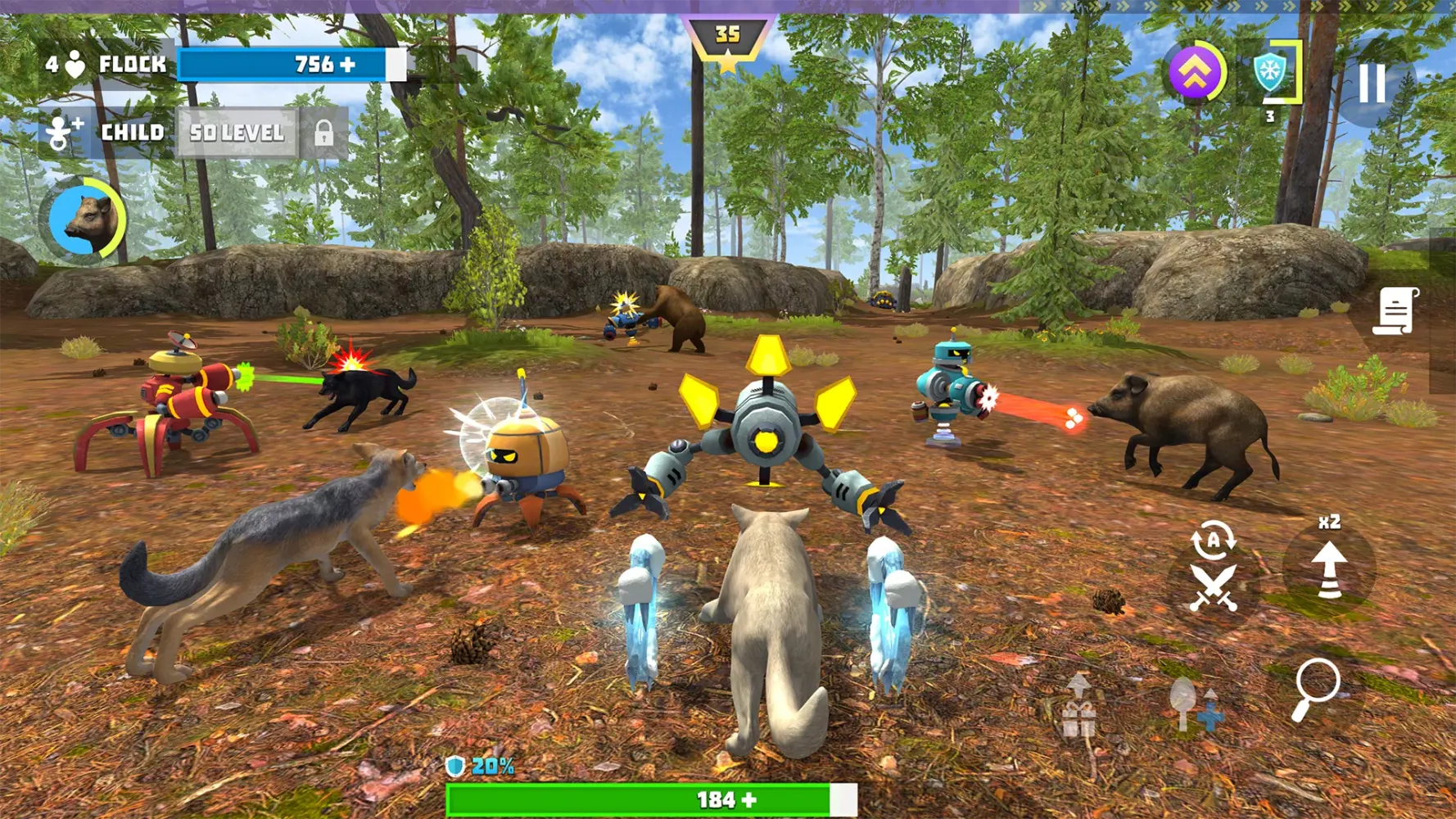 Captures d'écran de Wolf Hero