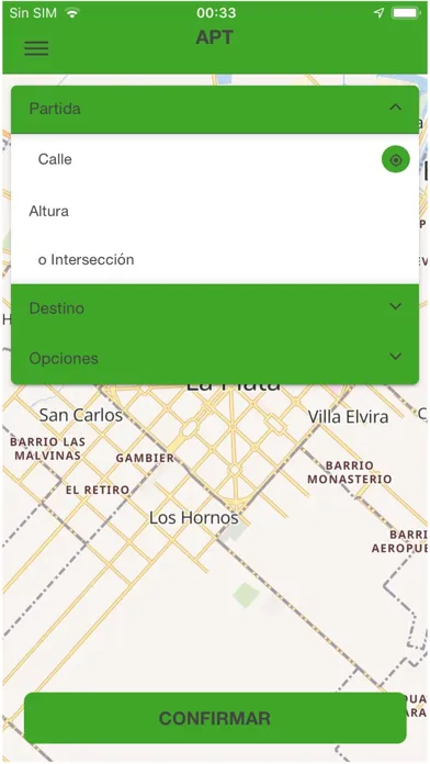 Captures d'écran de APT Taxis La Plata
