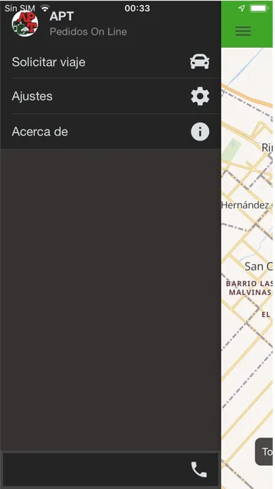 Captures d'écran de APT Taxis La Plata