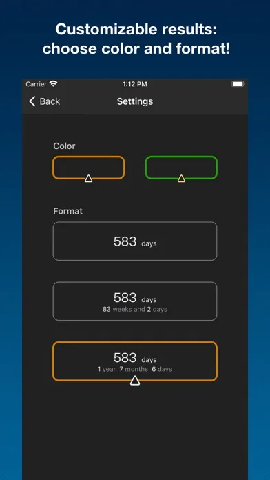 Days calc - dates calculator Ekran Görüntüleri
