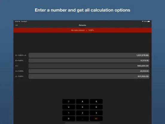 صور Plus & Minus Percent iPad 