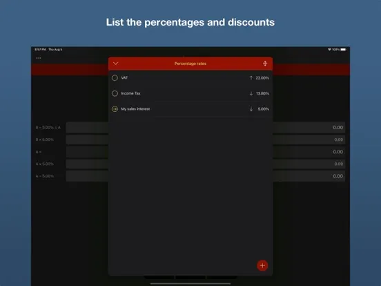 صور Plus & Minus Percent iPad 