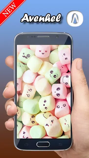 Tangkapan layar Marshmallow Wallpaper